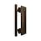 Quiet Glide Bronze Ladder Handle and Recessed Door Pull Hardware Set NT.1499.02.07 - alternate 1